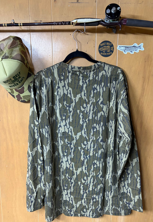 Camo Long Sleeve Smallie Pocket Shirt