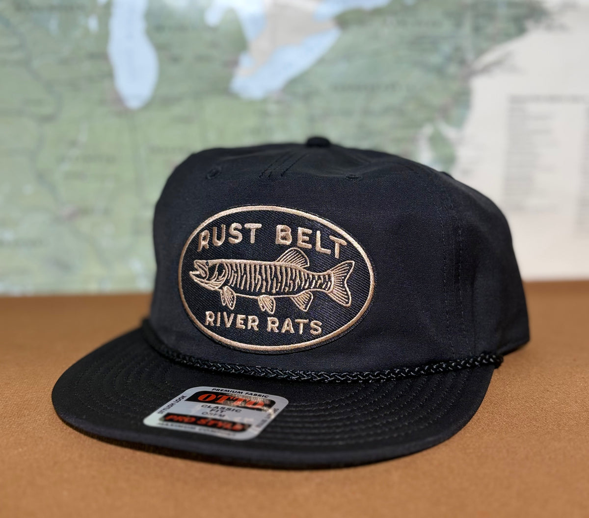 BLACK MUSKY RUST BELT HAT