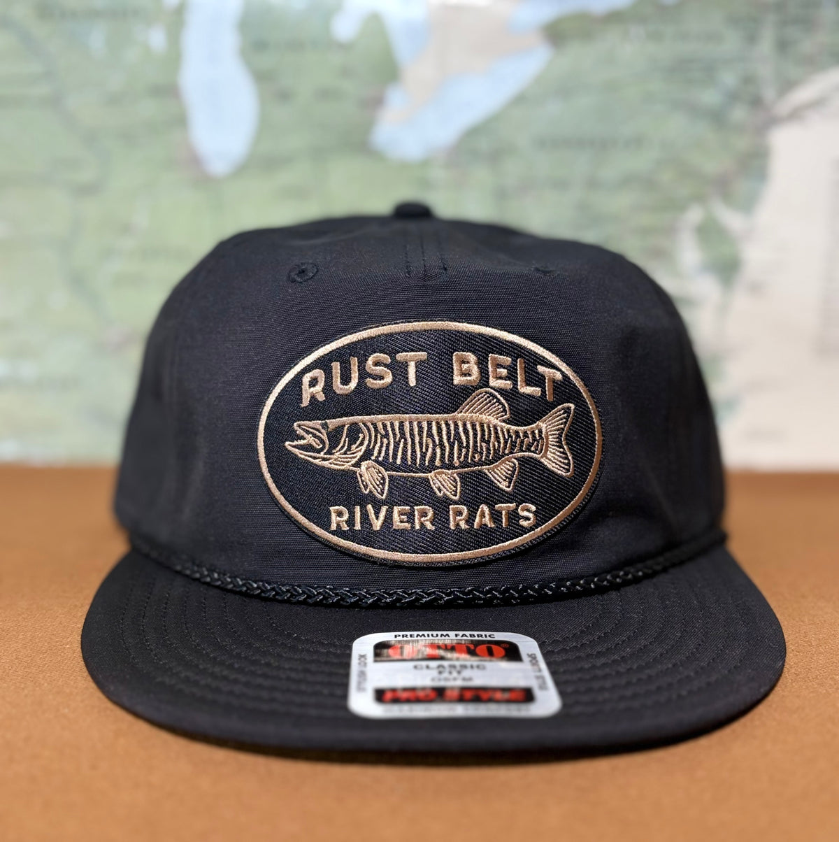 BLACK MUSKY RUST BELT HAT
