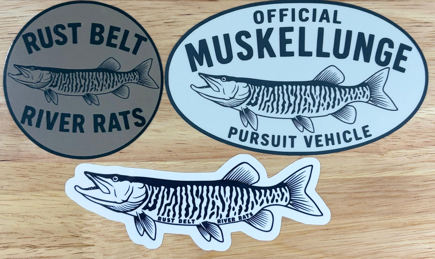Musky stickers - Bundle (3)