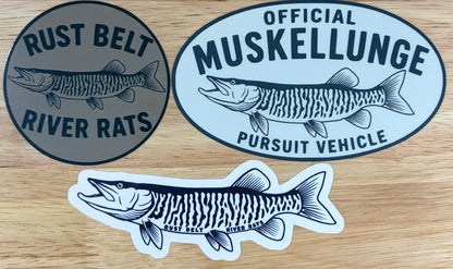 Musky stickers - Bundle (3)