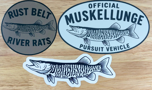 Musky stickers - Bundle (3)