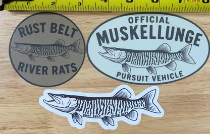 Musky stickers - Bundle (3)